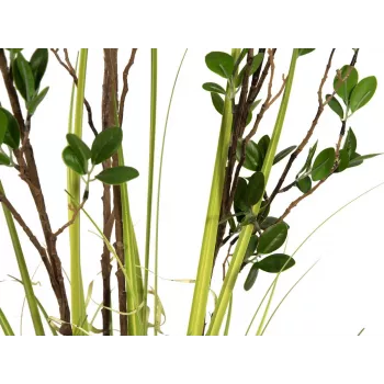 EUROPALMS mūžzaļš krūms ar zāli mākslīgais augs, 120 cm 82600183