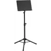 Dimavery OP-1 orķestra nošu statīvs, melns, augstums regulējams 60-125 cm, tērauds
