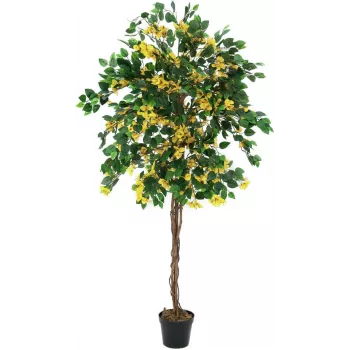EUROPALMS mākslīgais bugenvilijas augs, dzeltens, 180 cm 82507081