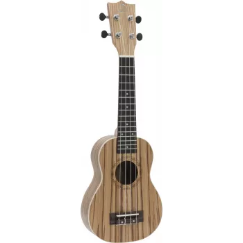 DIMAVERY UK-400 Soprāna ukulele Zebrawood 26255831