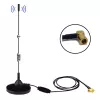 Midland Albrecht MAG31 DAB+ magnētiskā pamatnes antena ar pastiprinātāju, Band III, 3m kabelis, SMB savienotājs 62336