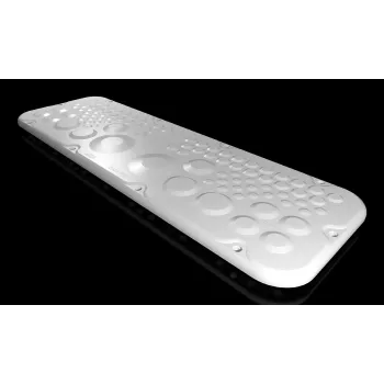 Rittal SZ plastmasas atloka plāksne 3. izmērs AX/KX korpusiem, 300 mm platums, gaiši pelēka 2563300