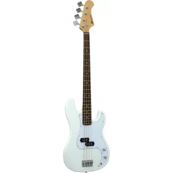 DIMAVERY PB-320 E-bass, balts (26221130)