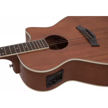 DIMAVERY AW-410 Dreadnought akustiskā ģitāra, Sapele mugura un sāni, Spruce tops, dabīgs augstspīdums 26235092