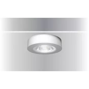 SYNERGY21 Helios LED iebūvējams prožektors balts apaļš ar virsmas montāžas rāmi 7W 600lm 3000K S21-LED-ME007