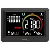 Technoline WL1028 CO2 monitors gaisa kvalitātes monitors ar trauksmi, melns