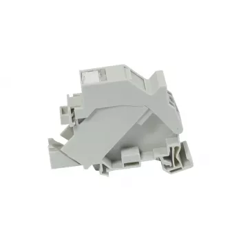 SYNERGY21 Keystone moduļa turētājs DIN sliedei, slaids ABS 1xTP modulim Slim Line (S215416V2)