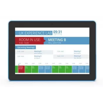 ALLNET MeetTwo-101B 10,1 inch sanāksmju telpas RGB LED planšetdators RK3576 Android 16 NFC/RFID melns