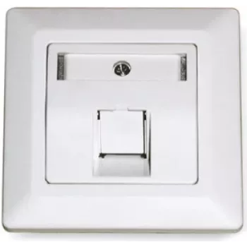 Dätwyler 185866 RJ45 Cat 7A datu modulis, 1 ports, balts