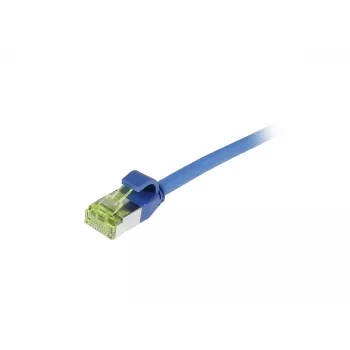 SYNERGY21 S217943 CAT6A S/FTP slaids komutācijas kabelis, RJ45, 500 MHz, zils