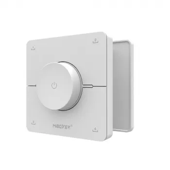 Miboxer K0 2.4GHz divu balto toņu CCT LED tālvadības pults ar rotējošu riteni, 4 ainas, balta