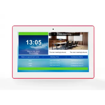 ALLNET MeetTwo-150W 15 inch sanāksmju telpas planšetdators ar RGB LED, Android 16, NFC/RFID, balts