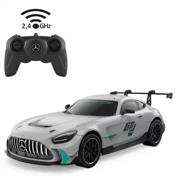 JAMARA Mercedes-Benz AMG GT2 1:24 2.4 GHz RC mašīna pelēka 402240