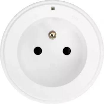 Synergy 21 MODULRAIL kontaktligzdas modulis Type E+ (franču) balts 16A 250V S21-MR017