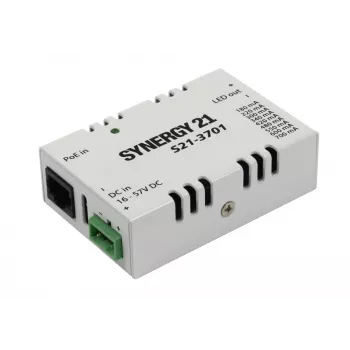 SYNERGY21 PoE+ pastāvīgas strāvas draiveris 350mA 12-24V DC 8.4W (S21-3701)