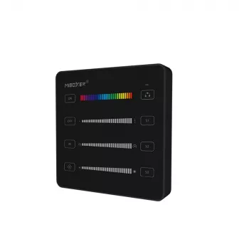 Miboxer Pixel LED viedais paneļa kontrolieris RGB/RGBW/RGB+CCT melns (B6) B6 (melns)