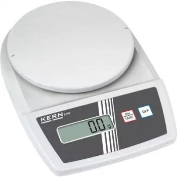 KERN EMB 1200-1 precīzijas vēstuļu svari, 1,2 kg x 0,1 g, ar baterijām un tīkla barošanu