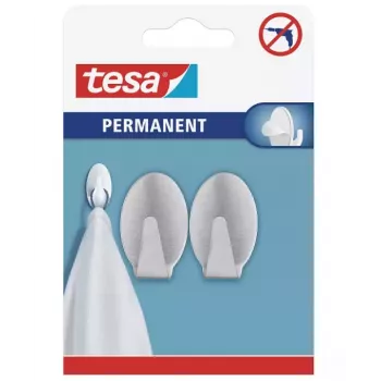 tesa Pastāvīgais āķis ovāls metāla hromēts 6 kg pašlīmējošs 66611-00000-00