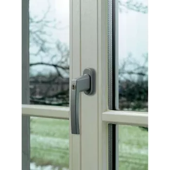 ABUS aizslēdzams loga rokturis sudraba ABFS59486