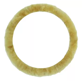 IWH stūres apvalks, īsta jēra āda, bēšs, 35–41 cm 102712