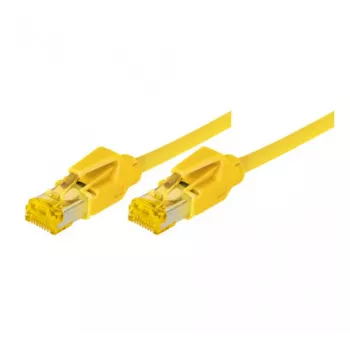 TECLINE Dätwyler Cat 6a S/FTP komutācijas kabelis, PiMF, dzeltens, 3,0 m, 10 Gbit/s, bez halogēniem, Hirose TM31 savienotāji 78003Y