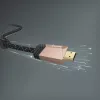 Hama 00205024 HDMI kabelis 0,75 m HDMI Type A (Standard) melns, rozā