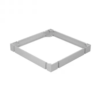 EFB Elektronik pamatne 800x800mm PEL sērijas skapim, pelēka PEL-SOK88VV.GR