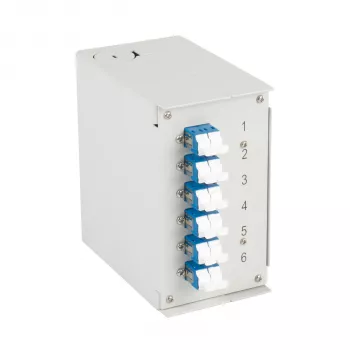 EFB Elektronik DIN sliedes sadales kārba OS2 6x LC-Duplex savienotāji bez pigtailiem (BHS60921.6)