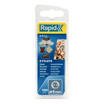 Rapid 5000409 cilpiņas, 4 mm, dažādās krāsās, 100 gabali