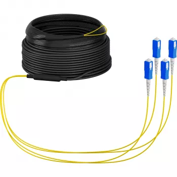EFB Elektronik Trunkkabel U-DQ ZN BH OS2 4E 1x4 SC-SC 20m Dca LSZH - Optiskās šķiedras kabelis - 20 m O8301S20OS2