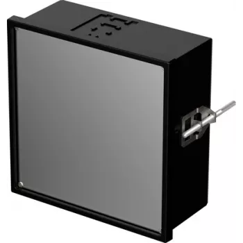 Bopla NGS 9806 UNINORM Iebūvējams korpuss 144 x 144 x 64 mm Melns RAL 9005 17980601.MT2