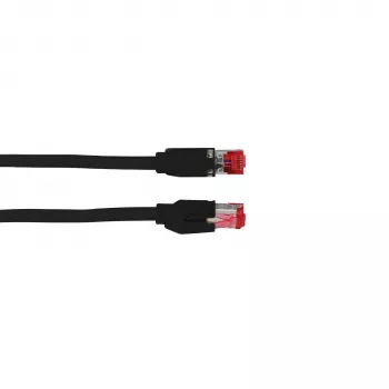 EFB Elektronik Cat.7 S/FTP LSZH tīkla kabelis, RJ45, 1,5m, melns K0700SW.1,5