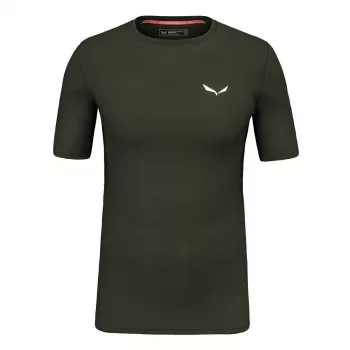 Salewa Cristallo Warm Amr T-krekls tumši olīvu L