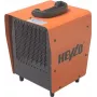 Master Climate Solutions Heylo DE 3 XL elektriskais sildītājs 3 kW, 140 m³/h, 230 V, 13.5 A, IP24, 2 sildīšanas pakāpes, termostats, pārnēsājams 1101903
