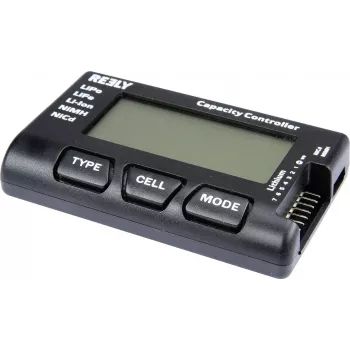 Reely LiPo pārbaudītājs 1-7S baterijām ar LCD sprieguma displeju RE-6546762