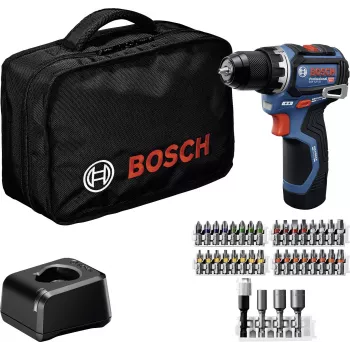 Bosch Professional 12 V 2 Ah bezsuku akumulatora triecienurbjmašīna ar 2 akumulatoriem un lādētāju 0615A500CF
