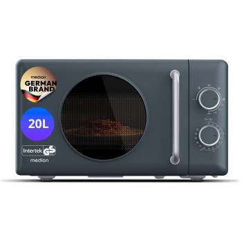 Medion MD100119 Retro mikroviļņu krāsns Mocca 800W 20L (50079805)