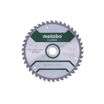 Metabo MULTI CUT CLASSIC 628280000 ripzāģa asmens 165 x 20 x 1,4 mm, 42 zobi