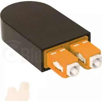 BLUELAN BlueOptics Šķiedru optikas cilpas adapteris OM2 50/125µm Multimode SC/UPC Duplex Keramikas Ferrule -40°C līdz +85°C (BOLBSCOM2)