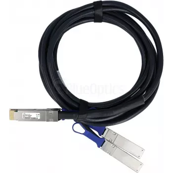 BlueLAN saderīgs Mellanox MCP7H50-V003R26 pasīvs 200G QSFP56 uz 2x100G QSFP56 tiešās pievienošanas sadalošais kabelis, 3m, AWG26 MCP7H50-V003R26-BL