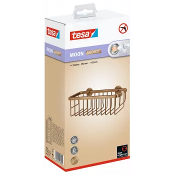 tesa MOON BRONZE līmes dušas grozs bronzas 40606-00000-00