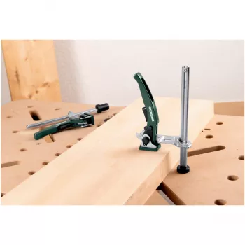 Metabo vertikālā ātrās darbības skava MWB darbgaldiem, 155 mm iespīlēšanas platums, 70 mm atvērums 630139000