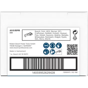 Bosch Expert for MultiMaterial iegremdēšanas zāģa asmens PRO AII 65 BSPIB, StarlockPlus, 65 x 40 mm, Bi-Metal 2608669085