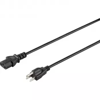 Sygonix SY-5042706 IEC C13 barošanas kabelis CEE 7/7 uz C13 2m melns