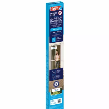 tesa Insect Stop moskītu aizsargvirsdurvju siets balts 1,0 x 2,2 m (55192-00100-00)