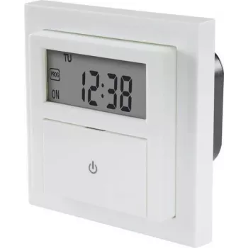 Sygonix SY-4504968 digitālais iedziļinātais taimeris ar nedēļas programmu, 1800 W, atskaites taimeris, virsmas montāžas rāmis iekļauts