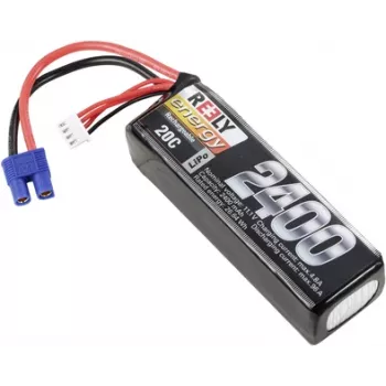 Reely LiPo akumulatoru komplekts 11.1V 2400mAh 3S 20C Softcase EC3 (RE-7853469)