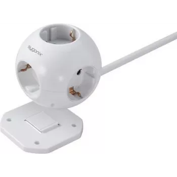 Sygonix SY-4535062 Schuko kontaktligzdas adapteris balts 1-vietīgs