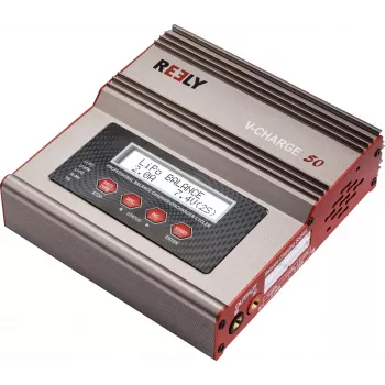 Reely V-Charge 50 daudzfunkciju lādētājs 50W AC/DC LiPo NiMH NiCd Pb ar balansētāju RE-8264340
