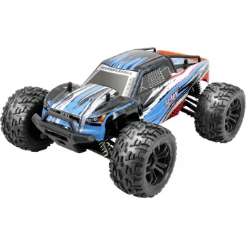 Reely RAW Blue Brushed 1:14 RC Monster Truck 4WD RTR 2.4 GHz ar akumulatoru un lādētāju RE-7171113